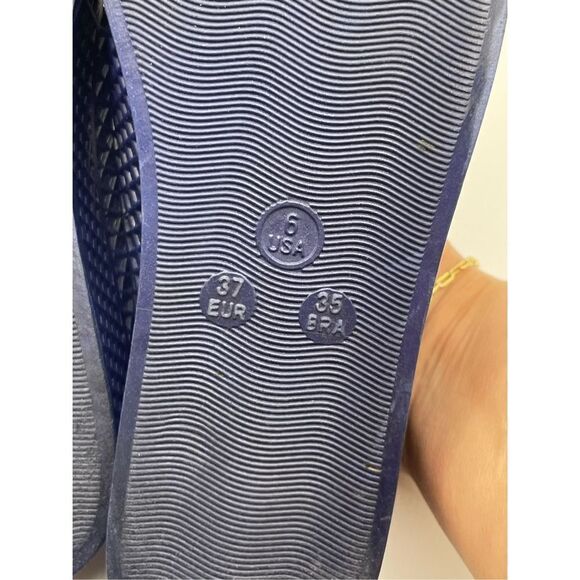 Jefferey Campbell Fling 2 Platform Wedge Blue Waterproof Sandals Women’s Size 6 - Picture 12 of 12